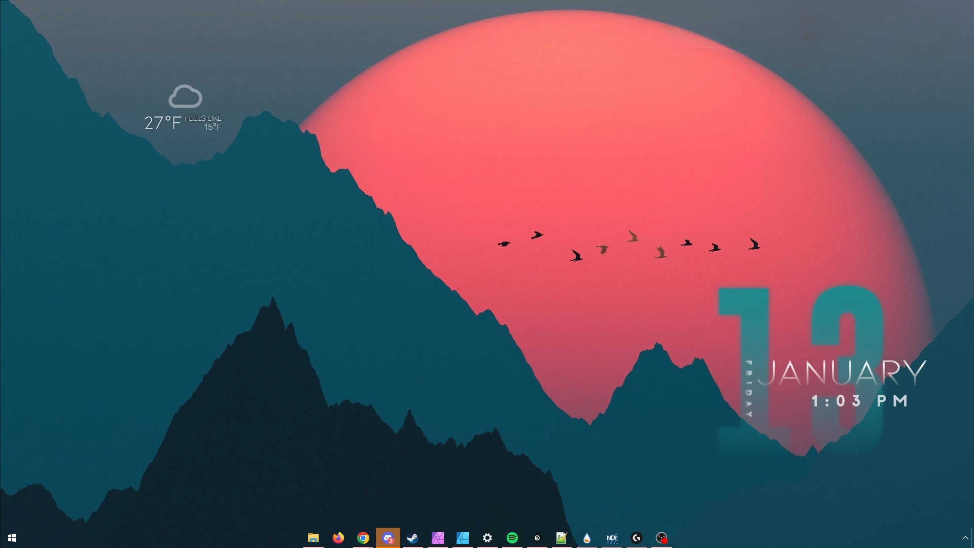 Subtle Audio Visualizer Rainmeter