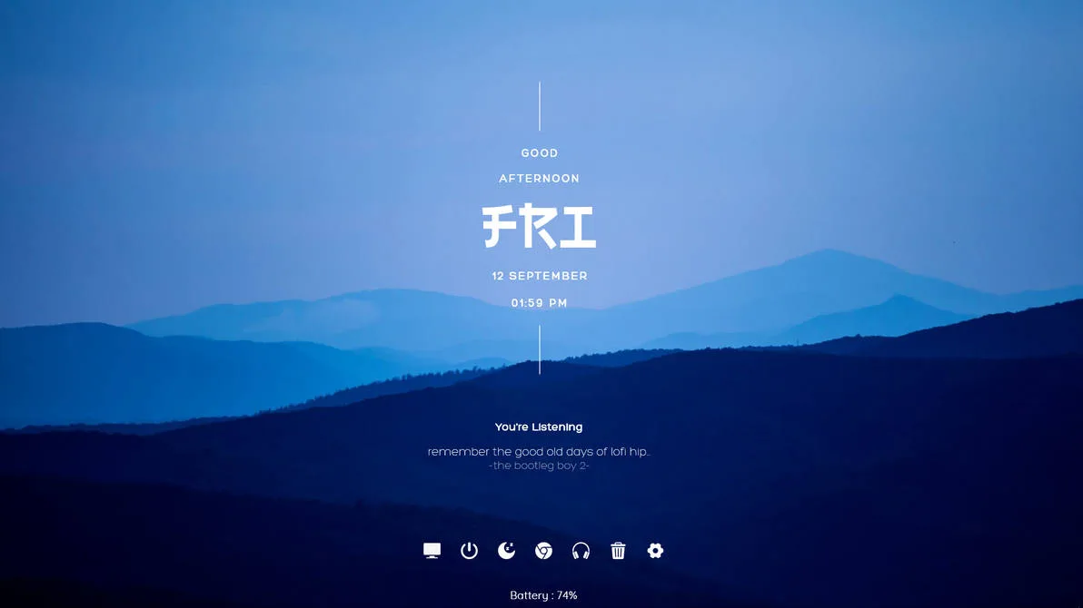 Summit Rainmeter Skin
