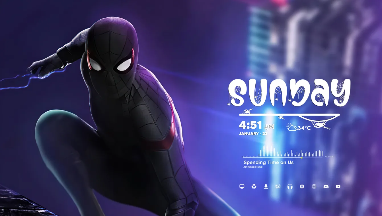 Spider-Man-Rainmeter